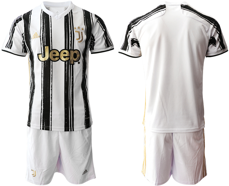 Men 2020-2021 club Juventus home blank white black Soccer Jerseys->customized soccer jersey->Custom Jersey